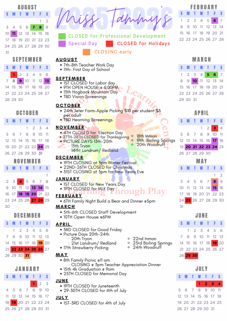 2025 to 2026 academic calendar